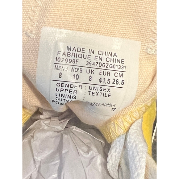 Classic Converse Unisex Chuck Taylor All Star Low Sneaker Lemon Yellow - Picture 9 of 10